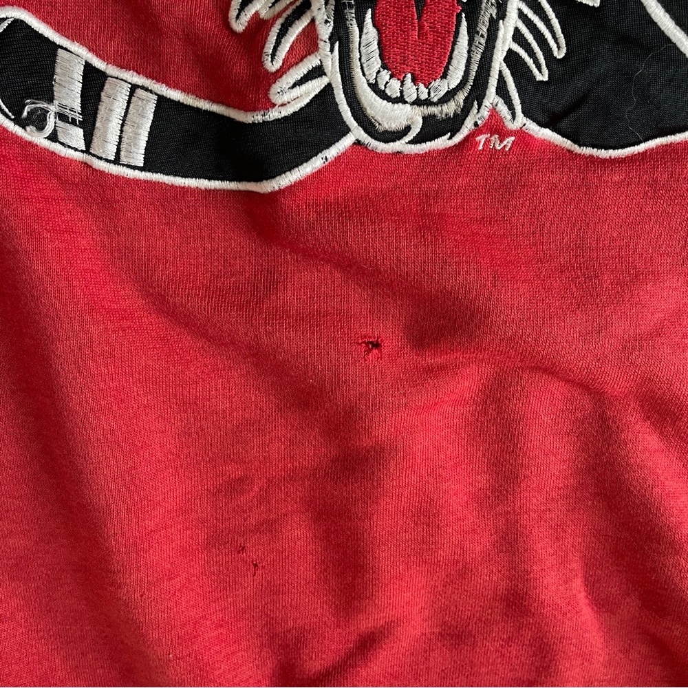Vintage 90s Chicago Wolves Lee Sport Sweatshirt Crewneck / Size XL - Picture 7 of 8